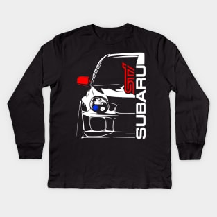 STI WRX WRC Kids Long Sleeve T-Shirt